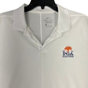 2021 PGA Kiawah‎ Ocean Course Golf Shirt Nike Mens L Dri Fit Polo Performance